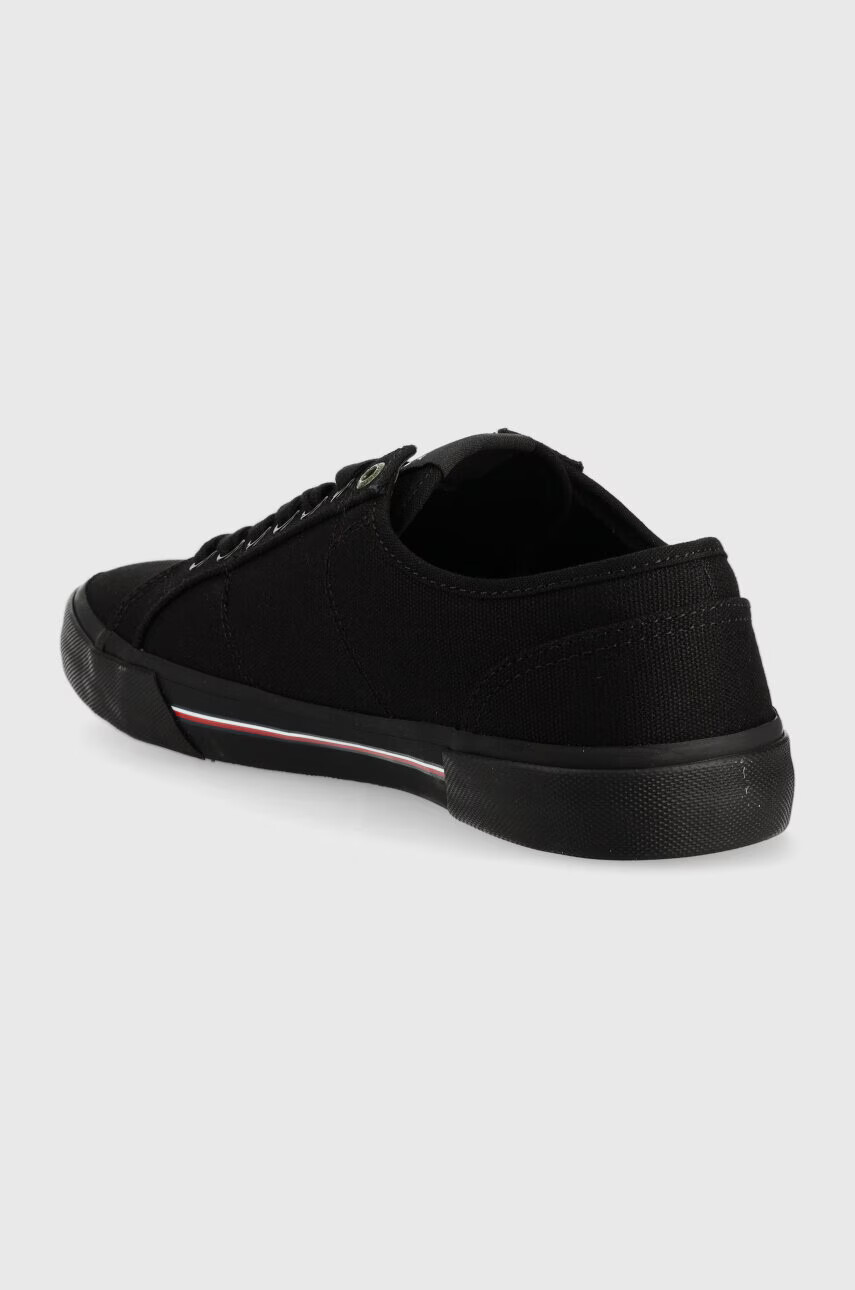 Tommy Hilfiger Ниски кецове CORE CORPORATE VULC CANVAS в черно - Pepit.bg