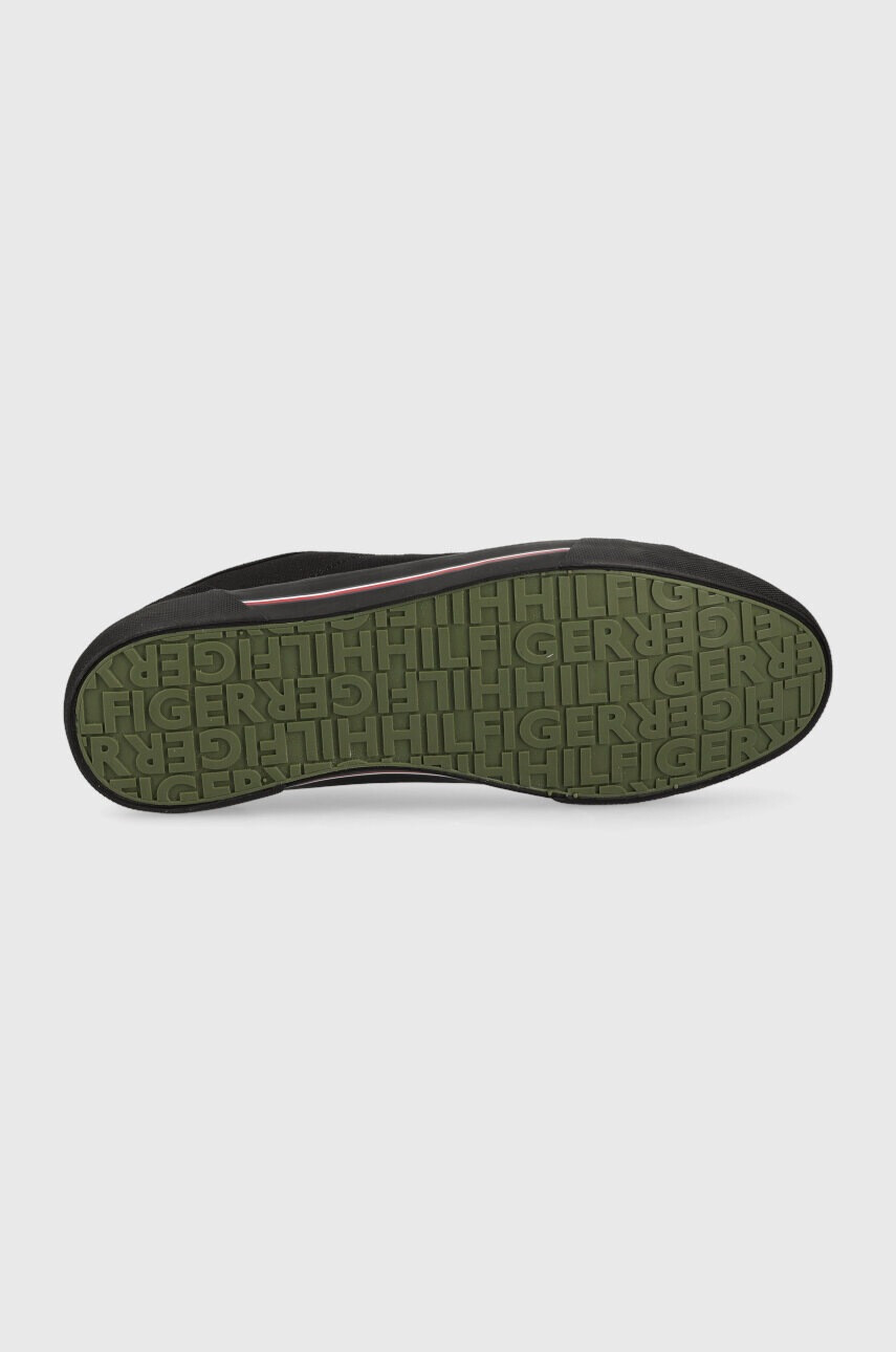 Tommy Hilfiger Ниски кецове CORE CORPORATE VULC CANVAS в черно - Pepit.bg