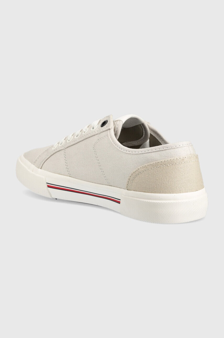 Tommy Hilfiger Ниски кецове CORE CORPORATE VULC CANVAS в сиво - Pepit.bg