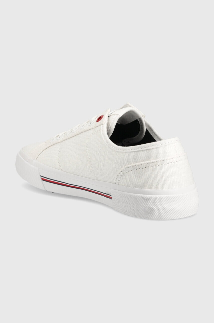 Tommy Hilfiger Ниски кецове CORE CORPORATE VULC CANVAS в бяло - Pepit.bg