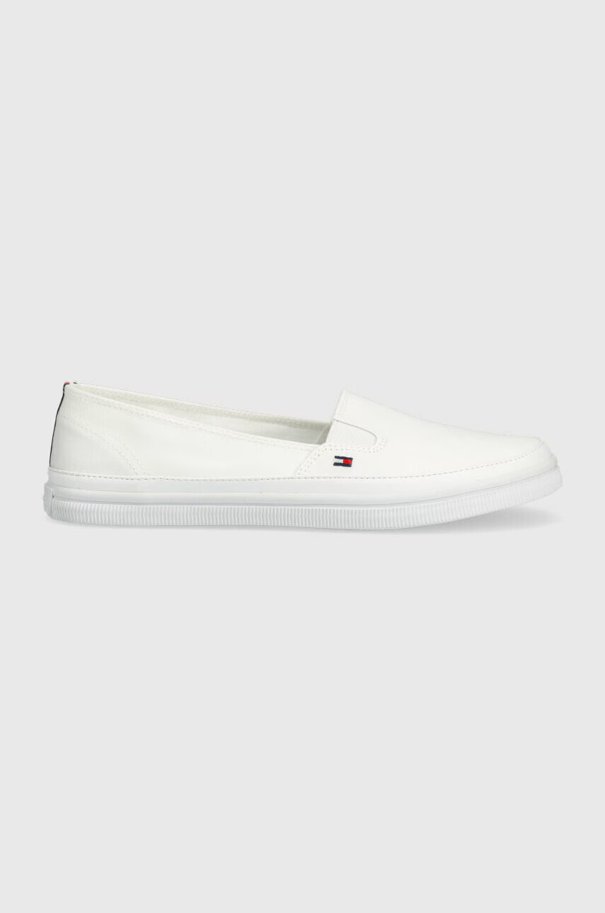 Tommy Hilfiger Ниски кецове ESSENTIAL KESHA SLIP-ON в бяло FW0FW07121 - Pepit.bg