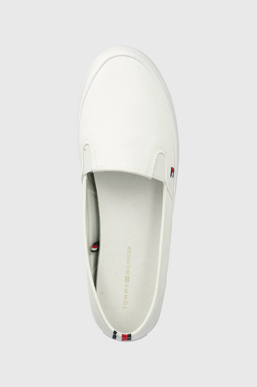 Tommy Hilfiger Ниски кецове ESSENTIAL KESHA SLIP-ON в бяло FW0FW07121 - Pepit.bg