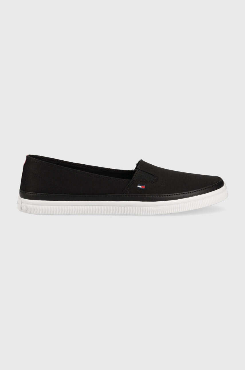 Tommy Hilfiger Ниски кецове ESSENTIAL KESHA SLIP-ON в черно FW0FW07121 - Pepit.bg