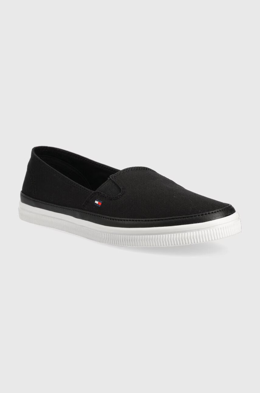 Tommy Hilfiger Ниски кецове ESSENTIAL KESHA SLIP-ON в черно FW0FW07121 - Pepit.bg