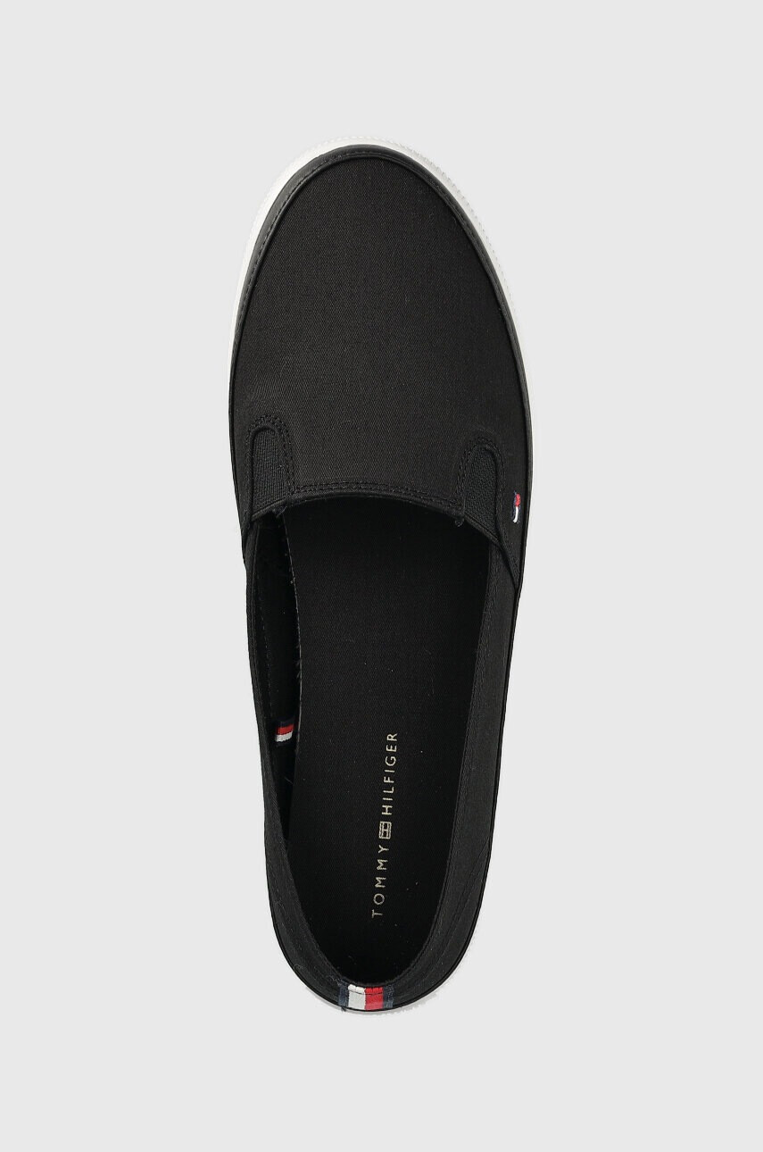 Tommy Hilfiger Ниски кецове ESSENTIAL KESHA SLIP-ON в черно FW0FW07121 - Pepit.bg