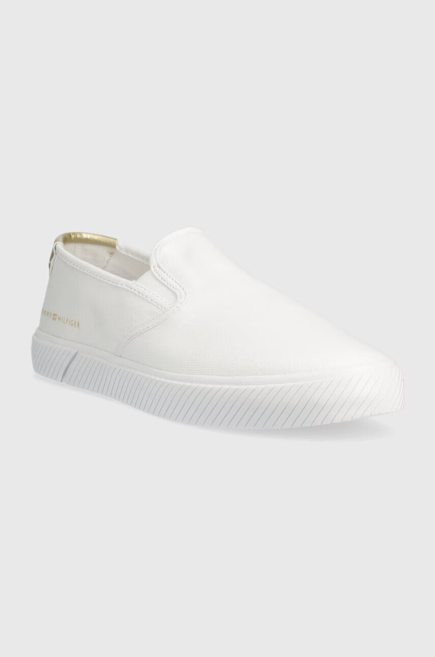 Tommy Hilfiger Ниски кецове ESSENTIAL SLIP-ON SNEAKER в бяло FW0FW06956 - Pepit.bg