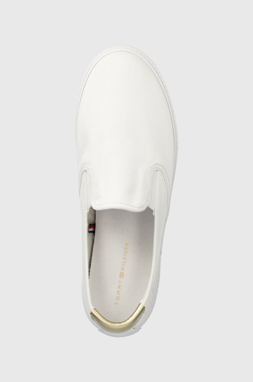 Tommy Hilfiger Ниски кецове ESSENTIAL SLIP-ON SNEAKER в бяло FW0FW06956 - Pepit.bg