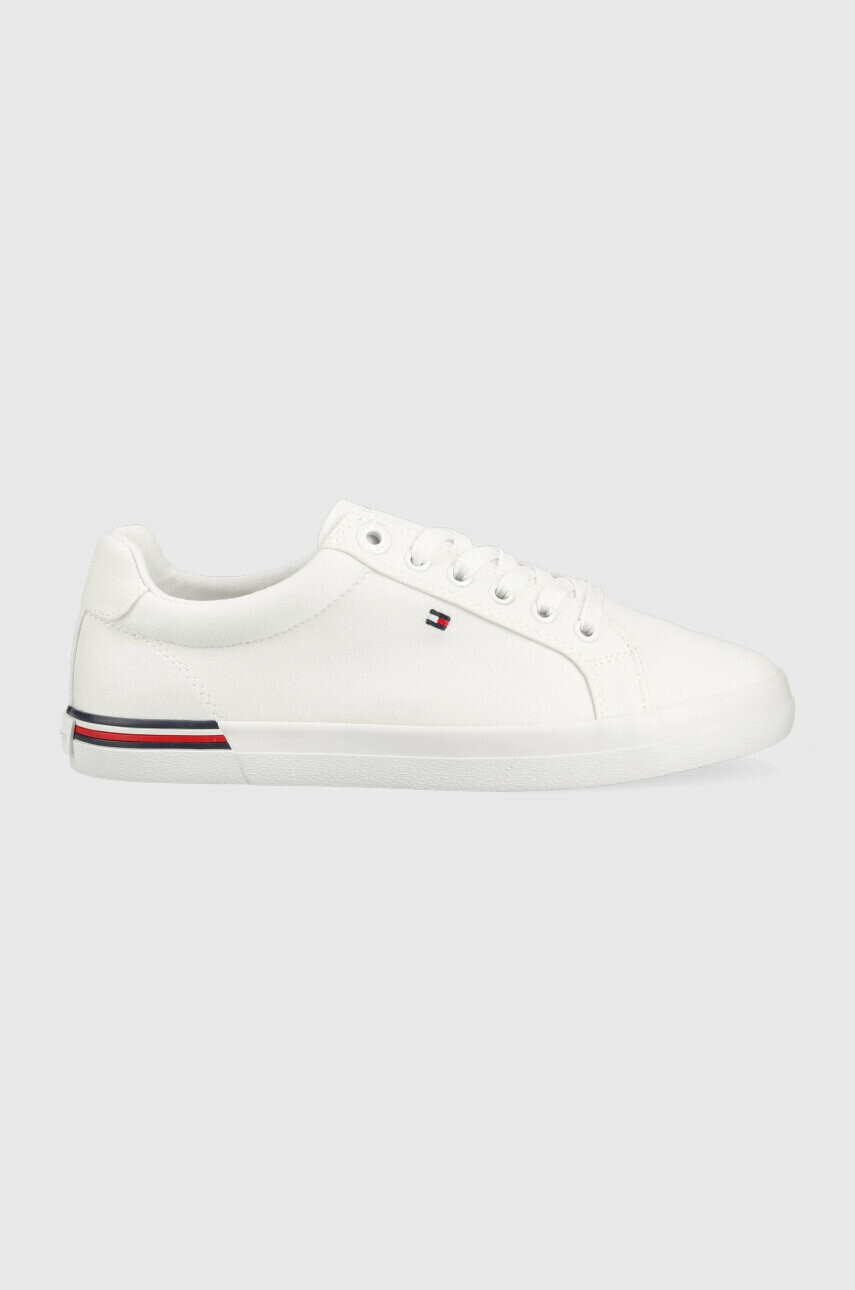 Tommy Hilfiger Ниски кецове ESSENTIAL STRIPES SNEAKER в бяло FW0FW06954 - Pepit.bg