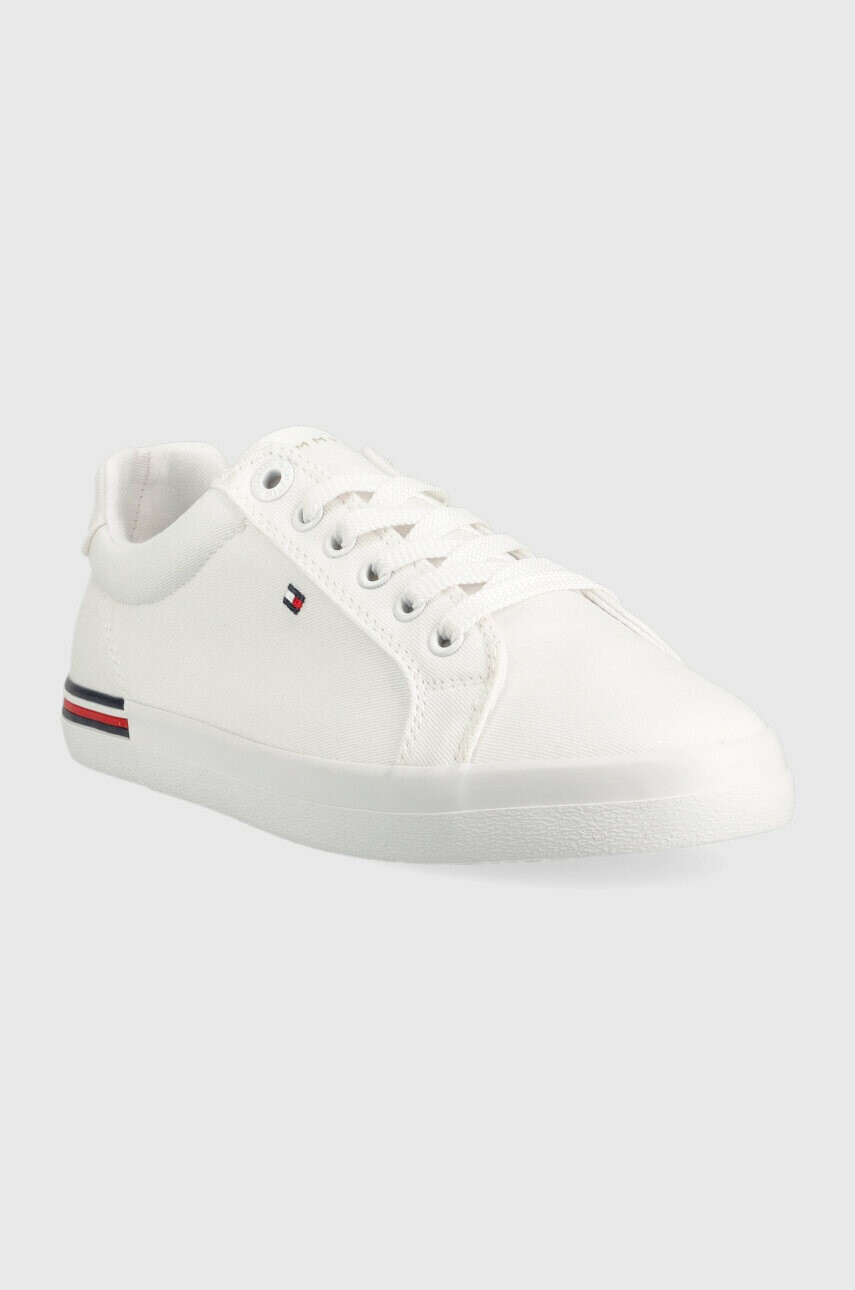 Tommy Hilfiger Ниски кецове ESSENTIAL STRIPES SNEAKER в бяло FW0FW06954 - Pepit.bg