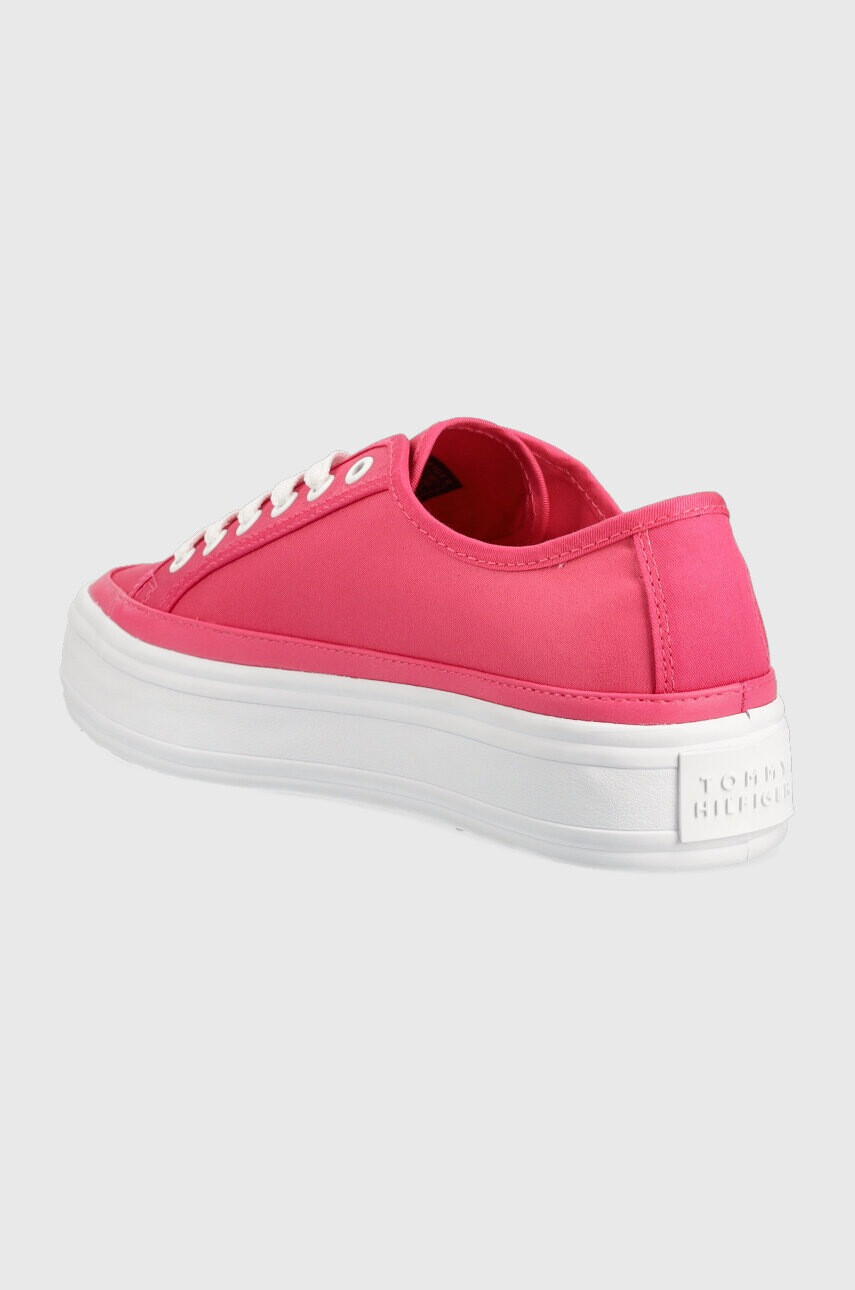 Tommy Hilfiger Ниски кецове ESSENTIAL VULC CANVAS в розово FW0FW07459 - Pepit.bg