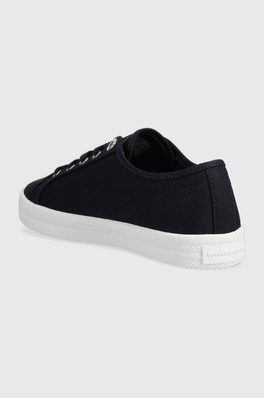 Tommy Hilfiger Ниски кецове ESSENTIAL VULCANIZED SNEAKER в тъмносиньо FW0FW07119 - Pepit.bg