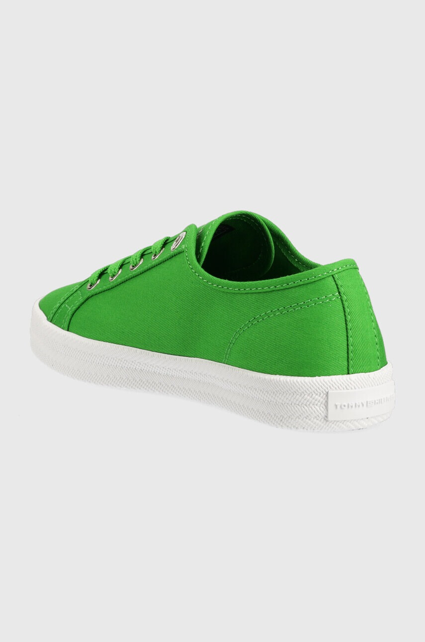 Tommy Hilfiger Ниски кецове ESSENTIAL VULCANIZED SNEAKER в зелено FW0FW07119 - Pepit.bg