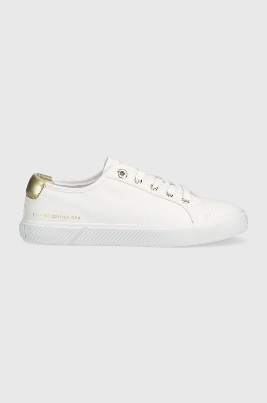 Tommy Hilfiger Ниски кецове LACE UP VULC SNEAKER в бяло FW0FW06957 - Pepit.bg