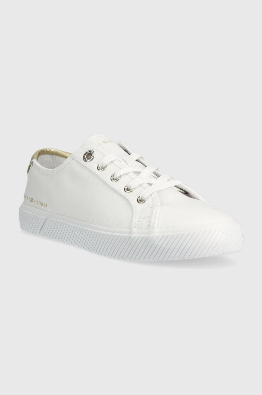 Tommy Hilfiger Ниски кецове LACE UP VULC SNEAKER в бяло FW0FW06957 - Pepit.bg