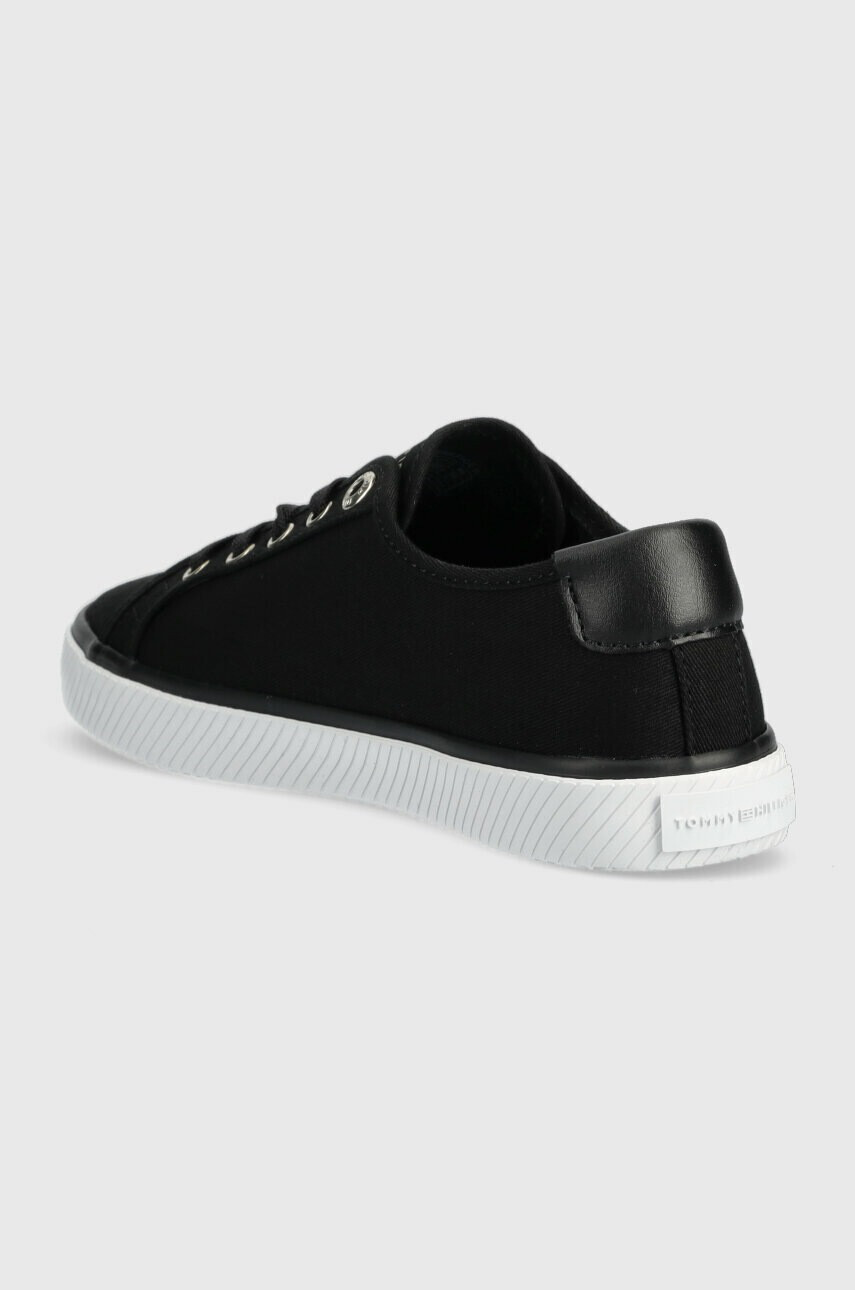 Tommy Hilfiger Ниски кецове LACE UP VULC SNEAKER BL в черно FW0FW07248 - Pepit.bg