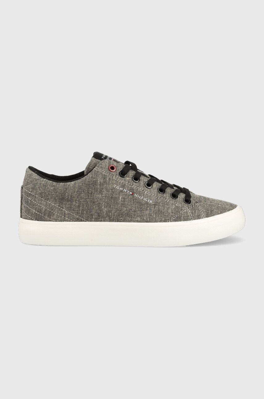 Tommy Hilfiger Ниски кецове TH HI VULC CORE LOW CHAMBRAY в кафяво FM0FM04738 - Pepit.bg