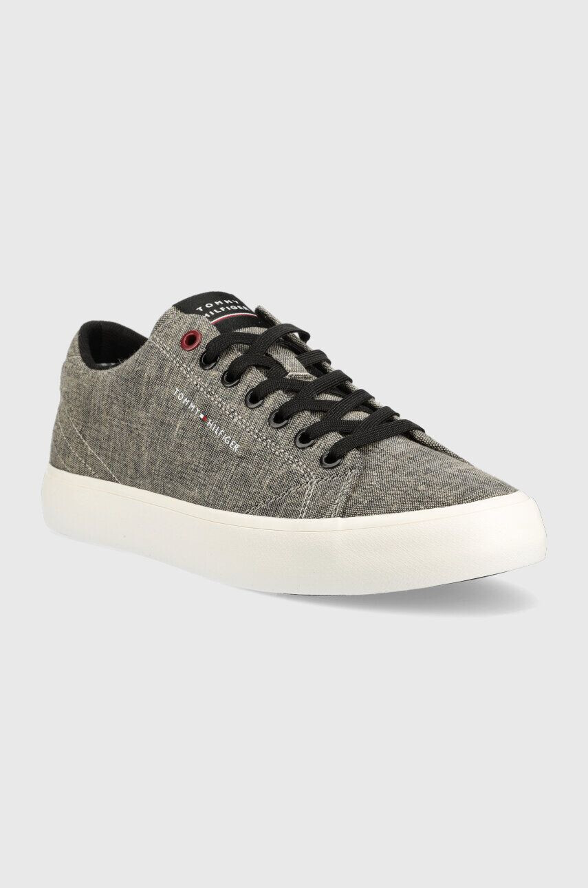 Tommy Hilfiger Ниски кецове TH HI VULC CORE LOW CHAMBRAY в кафяво FM0FM04738 - Pepit.bg