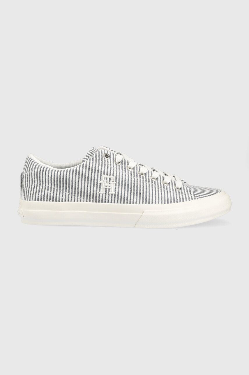 Tommy Hilfiger Ниски кецове TH HI VULC STREET LOW SEERSUCKER в синьо FM0FM04540 - Pepit.bg