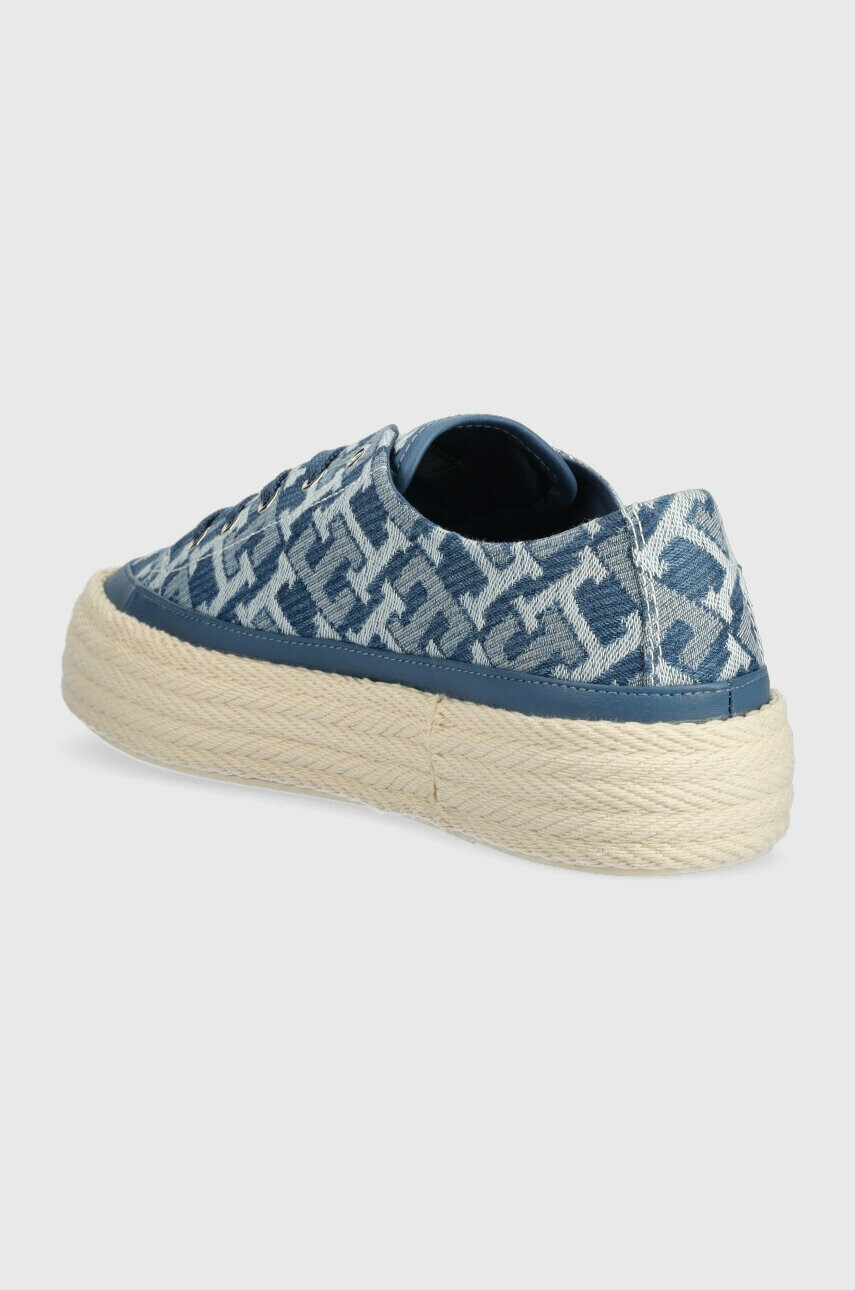 Tommy Hilfiger Ниски кецове VULC ROPE MONOGRAM DENIM в синьо FW0FW07112 - Pepit.bg
