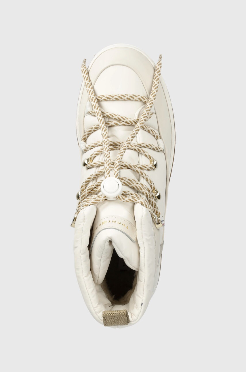 Tommy Hilfiger Обувки Laced Outdoor Boot в бяло - Pepit.bg