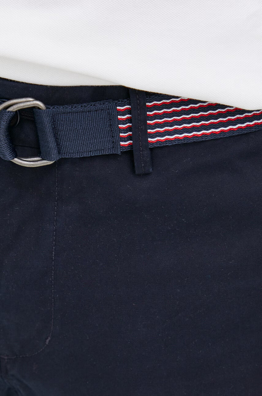 Tommy Hilfiger Памучен къс панталон в тъмносиньо - Pepit.bg