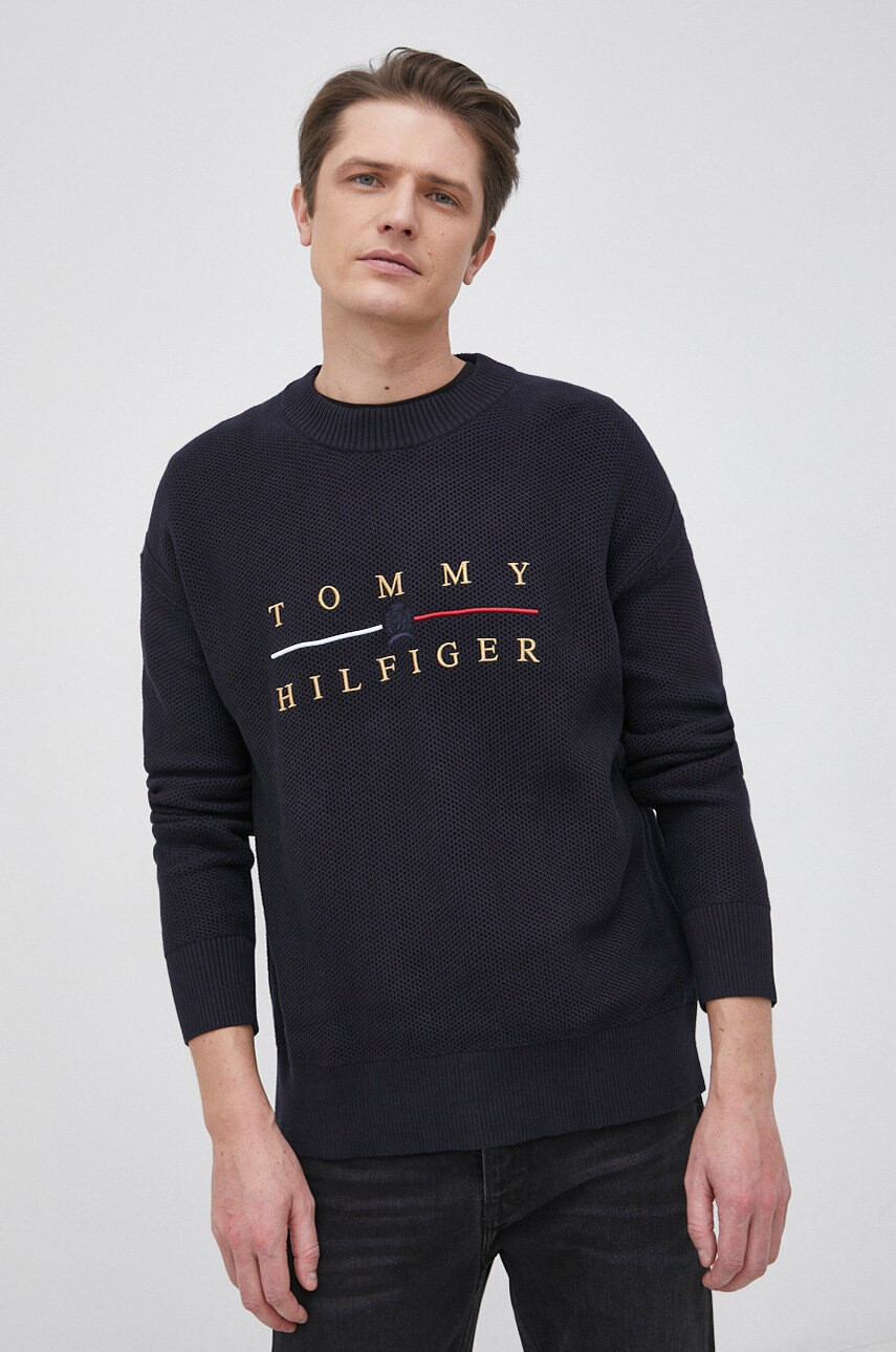 Tommy Hilfiger Памучен пуловер - Pepit.bg