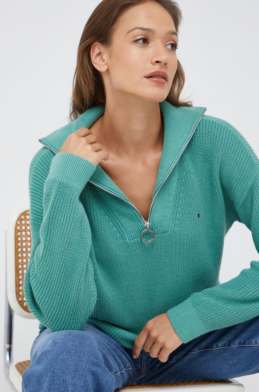 Tommy Hilfiger Памучен пуловер - Pepit.bg