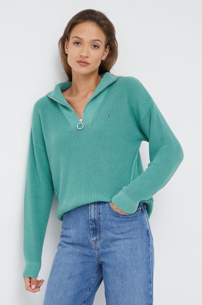 Tommy Hilfiger Памучен пуловер - Pepit.bg