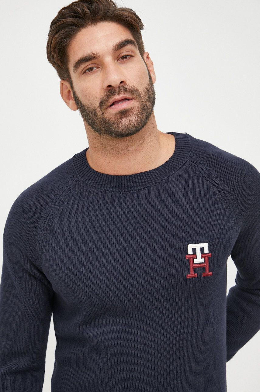 Tommy Hilfiger Памучен пуловер - Pepit.bg