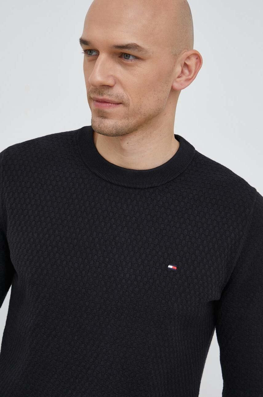 Tommy Hilfiger Памучен пуловер в розово от лека материя - Pepit.bg