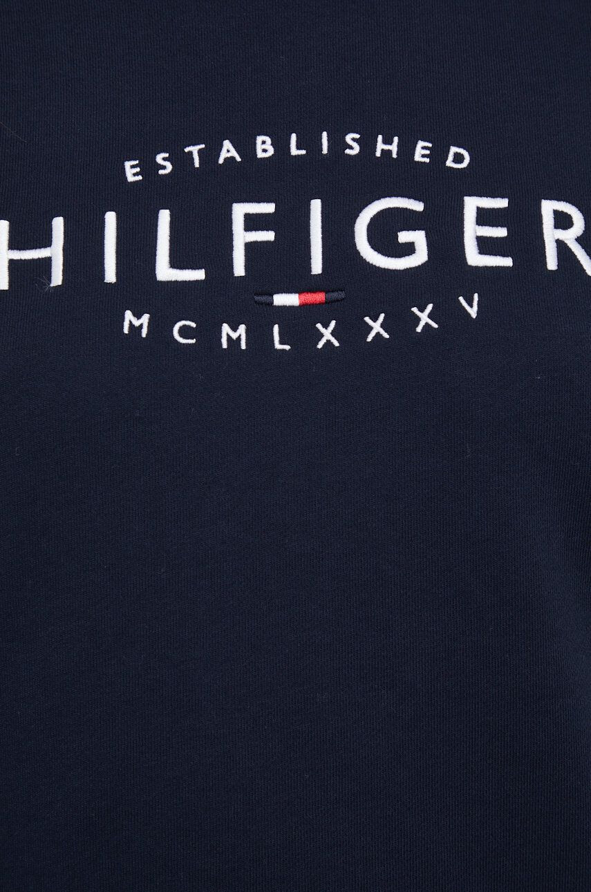 Tommy Hilfiger Памучен суичър в бежово с десен - Pepit.bg