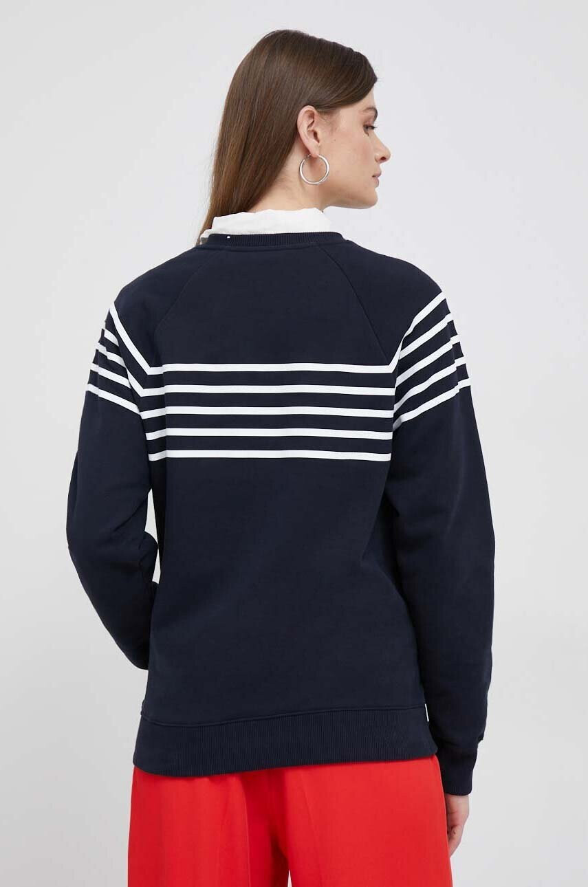 Tommy Hilfiger Памучен суичър в тъмносиньо с десен - Pepit.bg