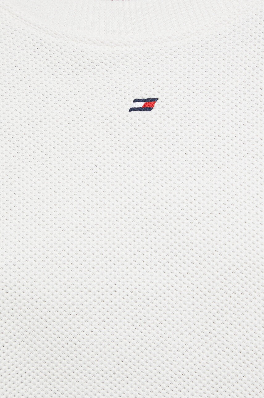 Tommy Hilfiger Памучен суичър в бежово с изчистен дизайн - Pepit.bg