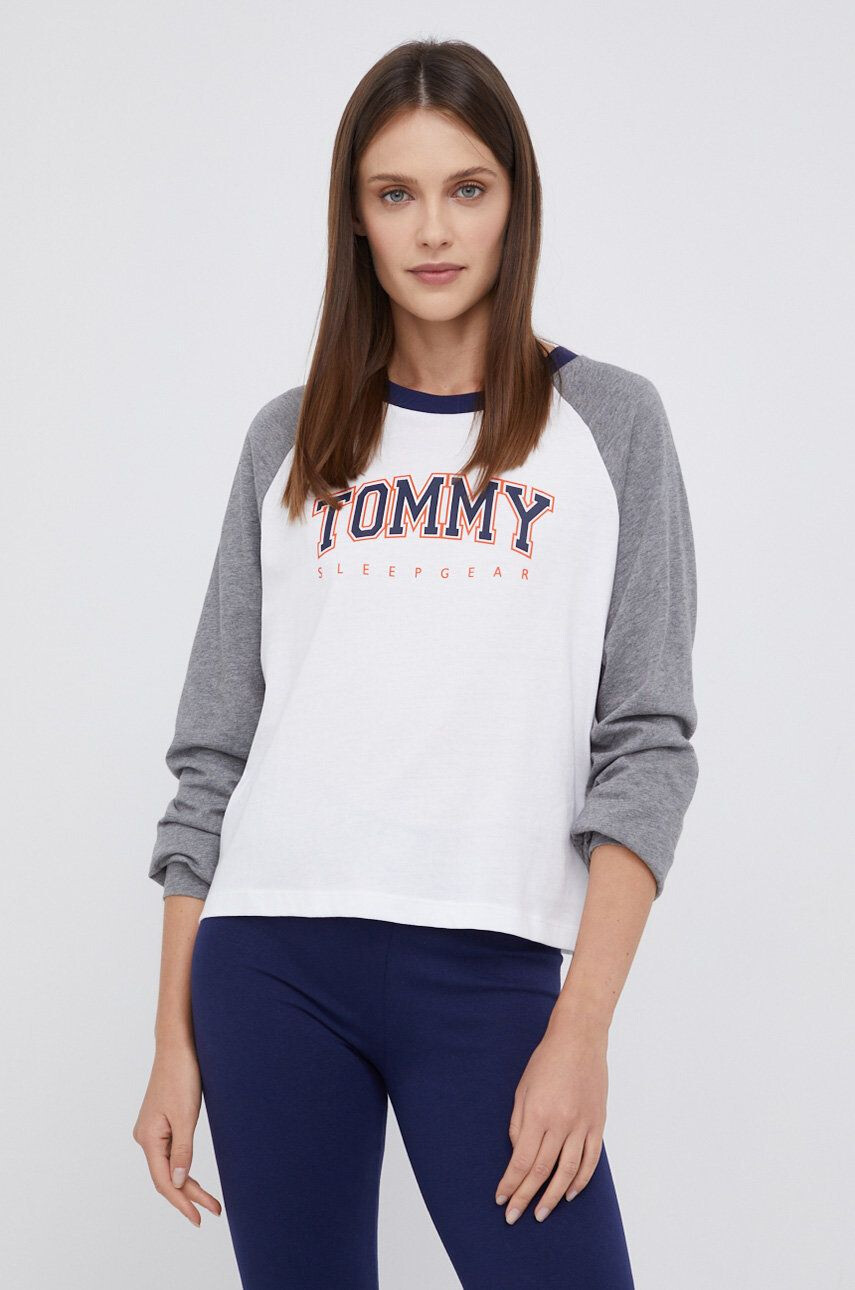 Tommy Hilfiger Памучна блуза с дълги ръкави - Pepit.bg