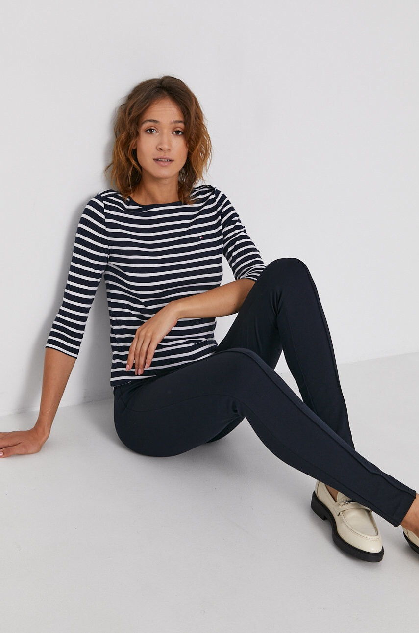 Tommy Hilfiger Памучна блуза с дълги ръкави - Pepit.bg