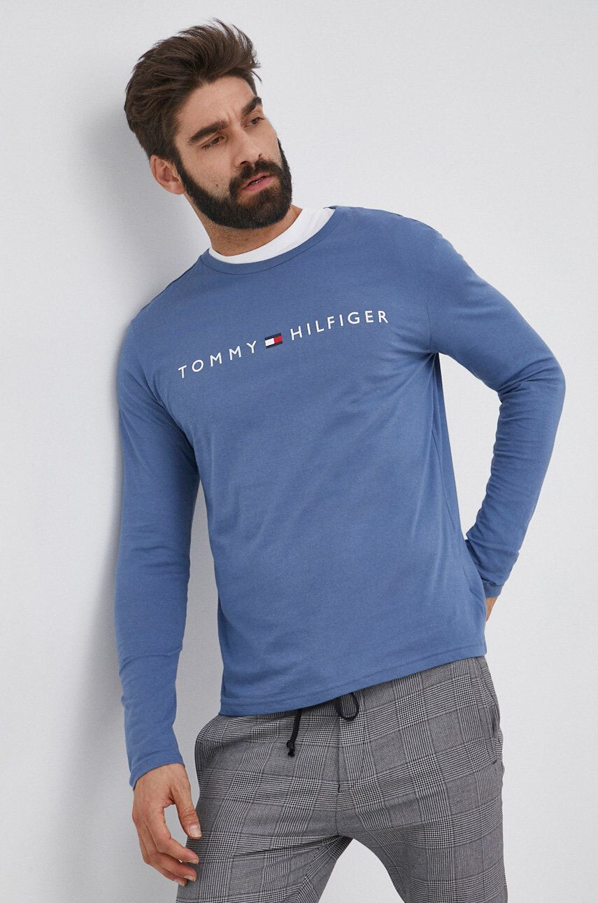 Tommy Hilfiger Памучна блуза с дълги ръкави - Pepit.bg