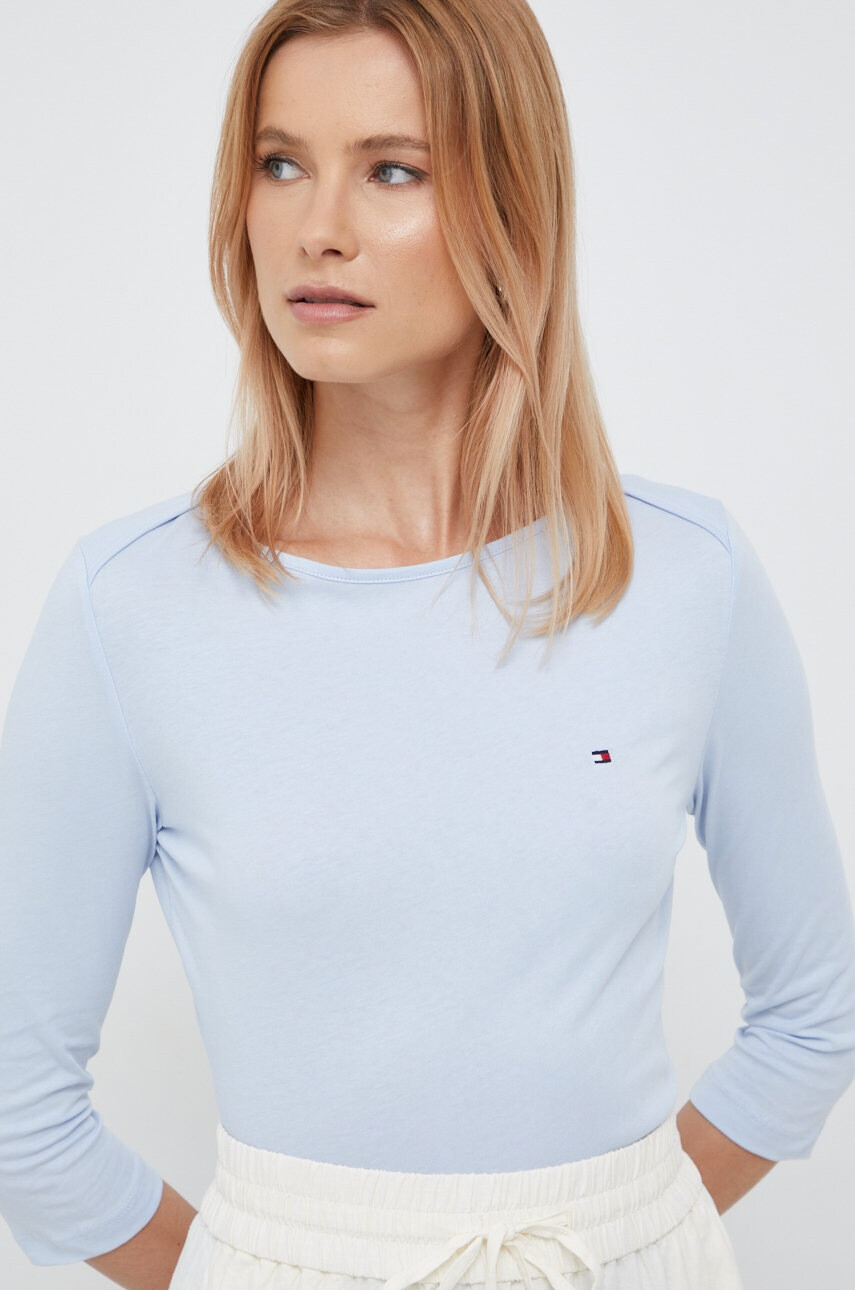 Tommy Hilfiger Памучна блуза с дълги ръкави - Pepit.bg