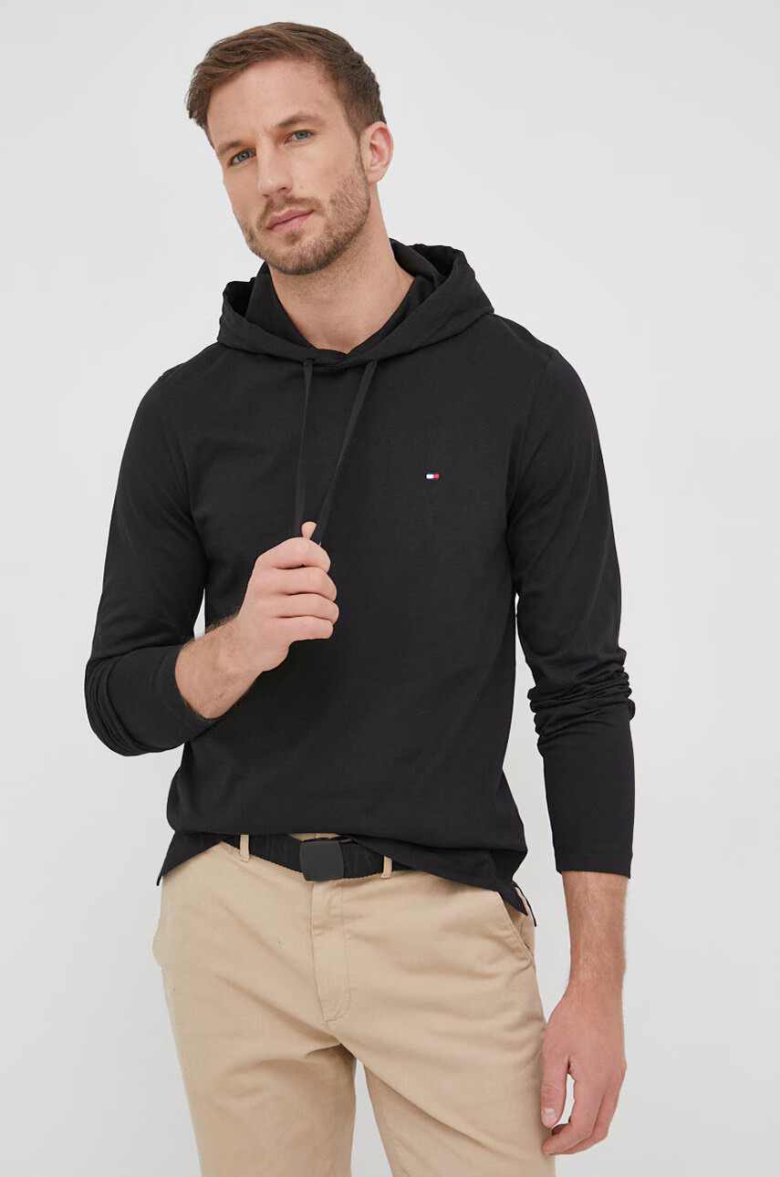 Tommy Hilfiger Памучна блуза с дълги ръкави - Pepit.bg