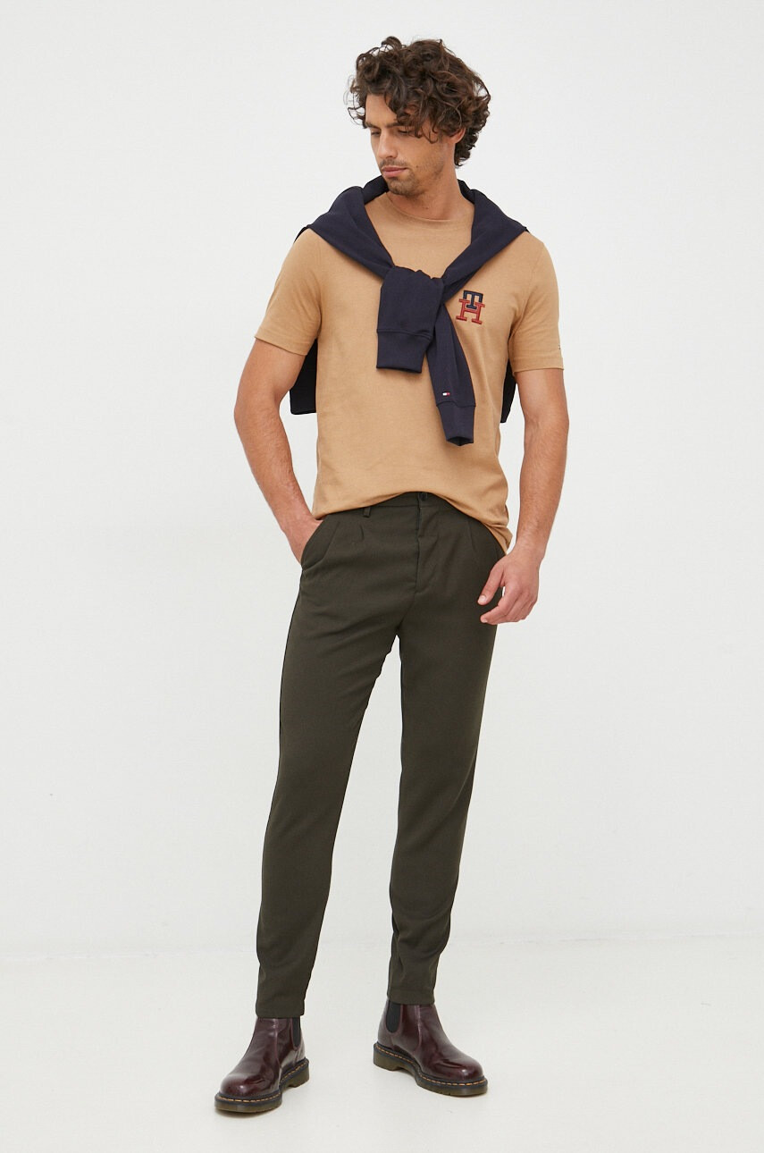 Tommy Hilfiger Памучна блуза с дълги ръкави - Pepit.bg