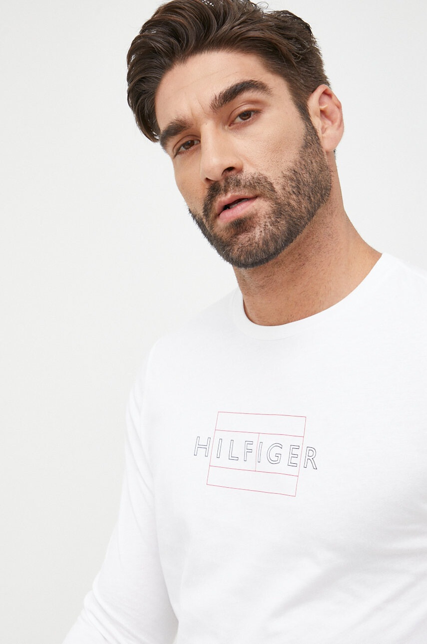 Tommy Hilfiger Памучна блуза с дълги ръкави - Pepit.bg