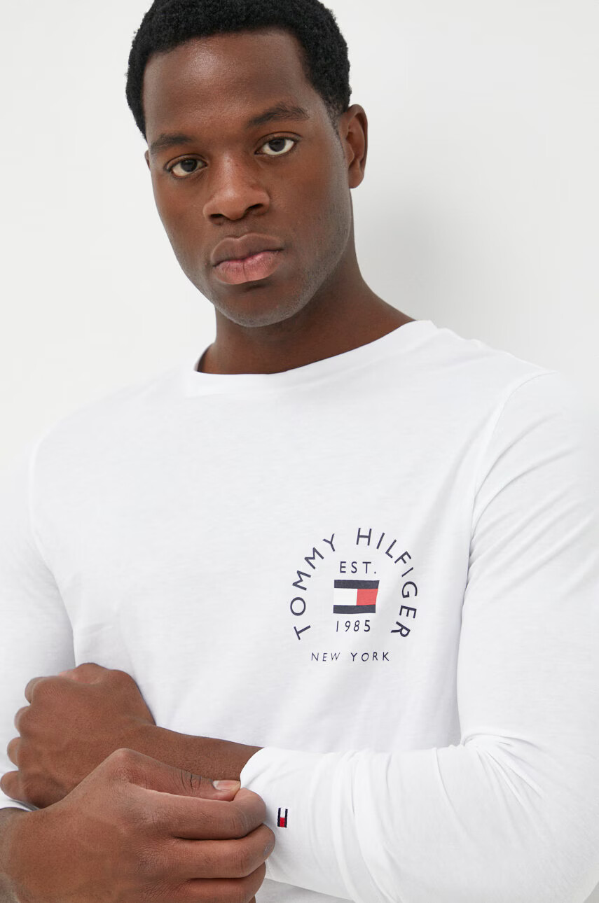 Tommy Hilfiger Памучна блуза с дълги ръкави - Pepit.bg