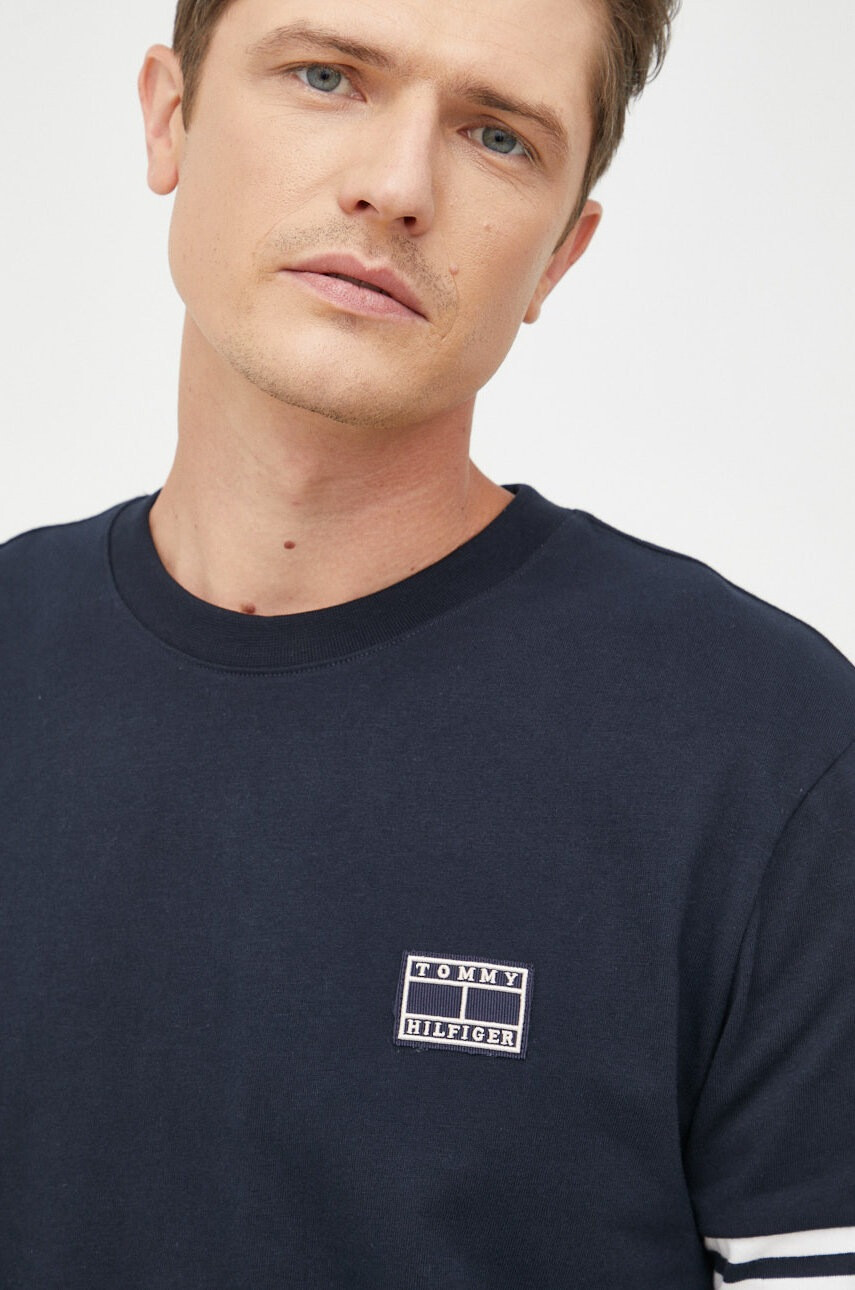 Tommy Hilfiger Памучна блуза с дълги ръкави - Pepit.bg