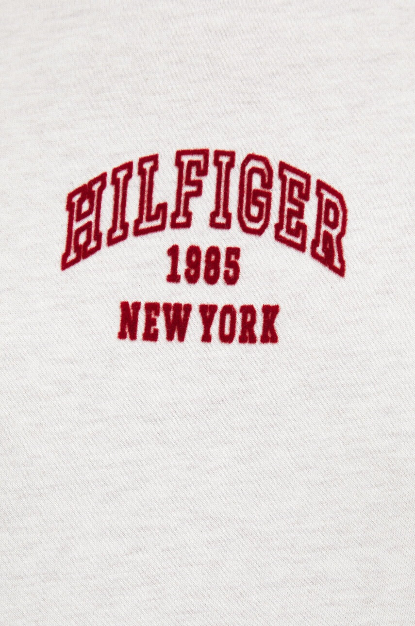 Tommy Hilfiger Памучна блуза с дълги ръкави в бежово - Pepit.bg