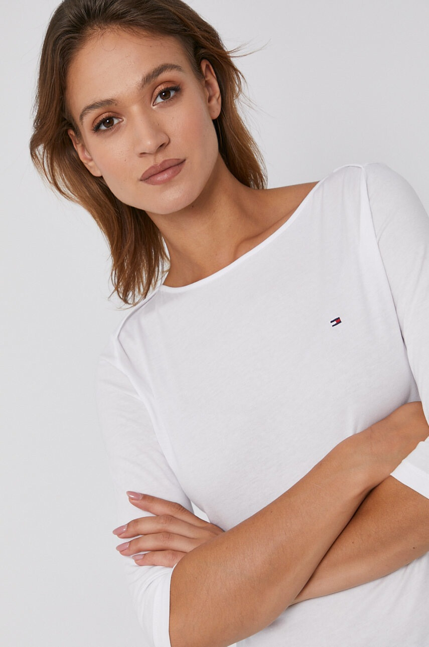Tommy Hilfiger Памучна блуза с дълги ръкави - Pepit.bg