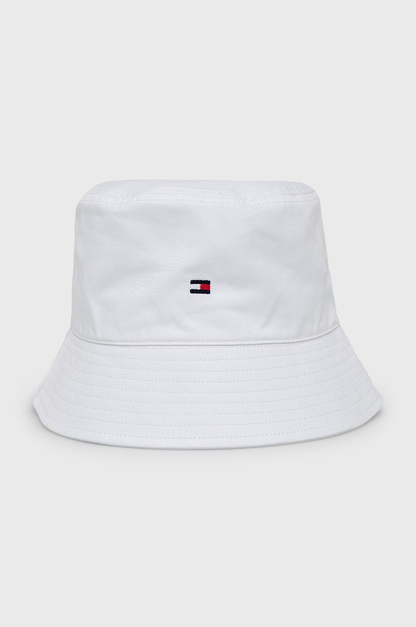 Tommy Hilfiger Памучна капела в бяло от памук - Pepit.bg