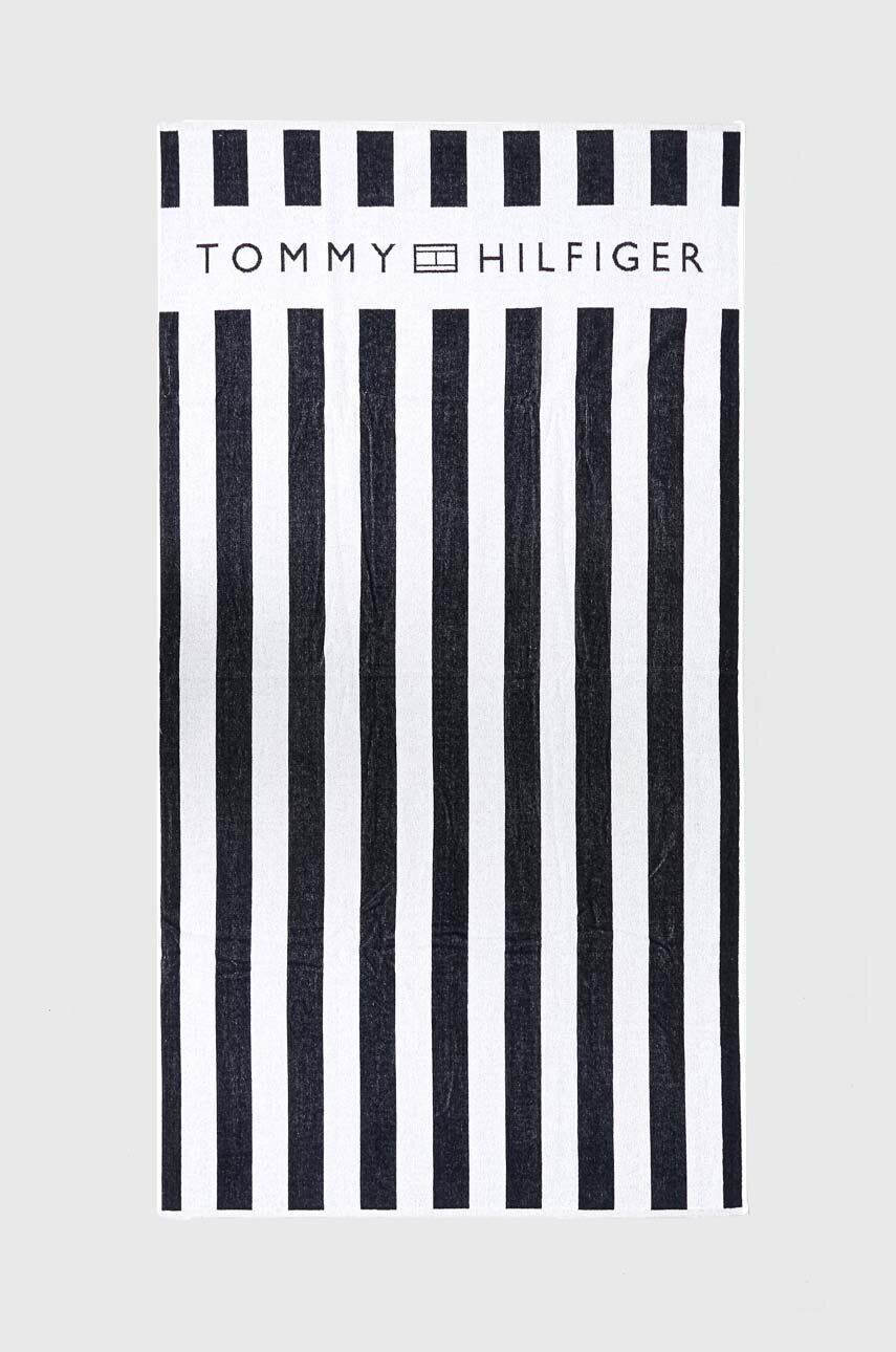 Tommy Hilfiger Памучна кърпа в тъмносиньо - Pepit.bg