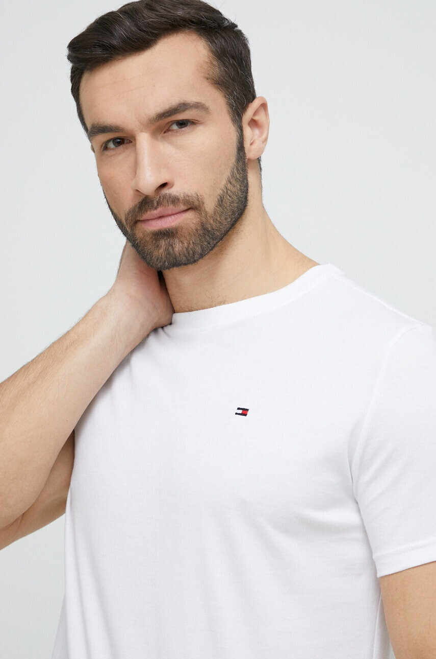 Tommy Hilfiger Памучна пижама с десен - Pepit.bg
