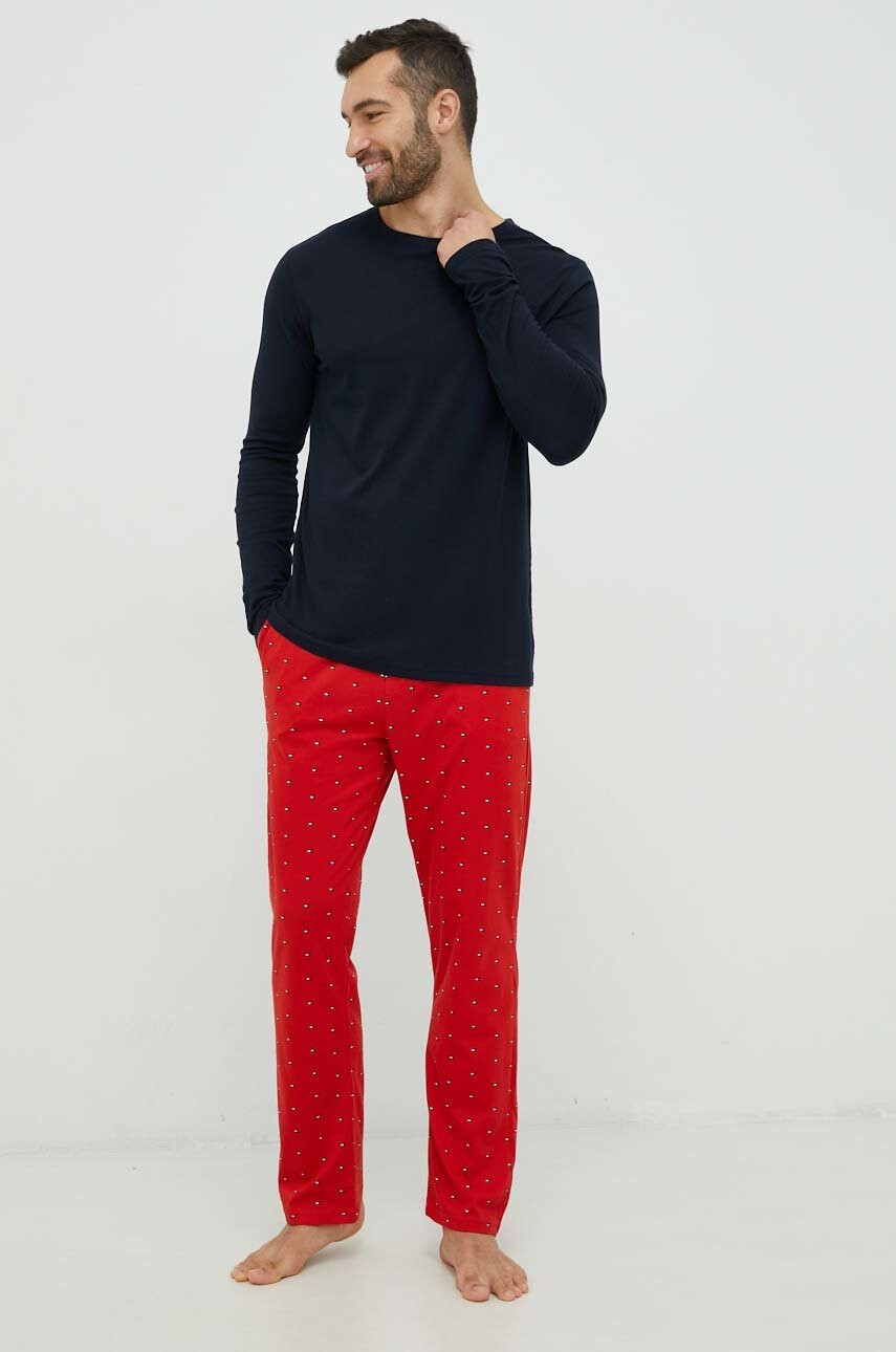 Tommy Hilfiger Памучна пижама - Pepit.bg