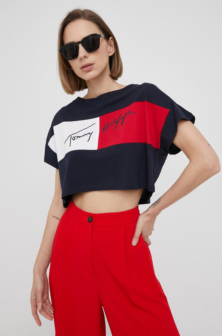 Tommy Hilfiger Памучна тениска - Pepit.bg