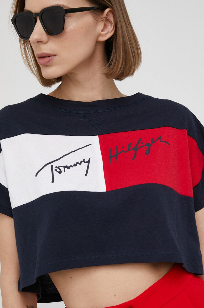 Tommy Hilfiger Памучна тениска - Pepit.bg